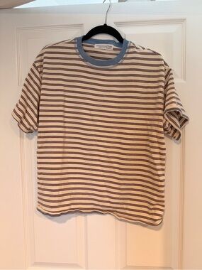 Striped Oversized T Shirt